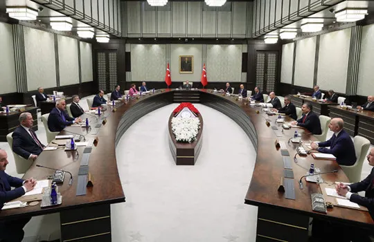 Kabine toplantısı sona erdi