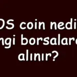 Cos coin nedir? Hangi borsalardan alınır? Contentos ne zaman çıktı? Ne iş yapar?