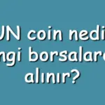 FUN coin nedir? Hangi borsalardan alınır? FUNToken ne zaman çıktı? Ne iş yapar?