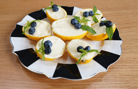 Glutensiz limon soslu muhallebi (Videolu)