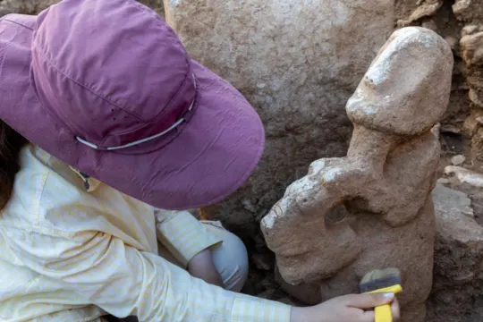 Karahantepe'de 11 bin yıllık kompozit heykel bulundu