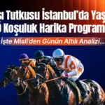 At Yarışı Tutkusu İstanbul’da Yaşanıyor! 10 Koşuluk Harika Program… İşte Misli’den Günün Altılı Analizi…