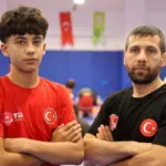 Antrenör babanın şampiyon oğlu güreşte yeni başarılar peşinde