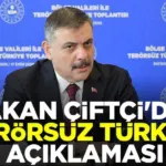 Bakan Çiftçi’den Terörsüz Türkiye açıklaması
