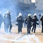 Belçika'da eğitim politikaları karşıtı protestolar yine olaylı geçti