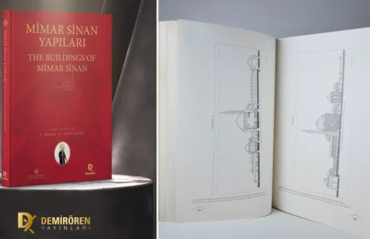 Demirören Yayınları’ndan Mimar Sinan’ın eserlerini bir araya getiren kitap! 266 mimari çizim yer alıyor...
