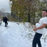 Kar nedeniyle kapanan Yedigöller yolu yeniden açıldı