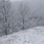 Manisa’nın yüksek kesimlerine kar yağdı