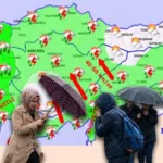 Meteoroloji'den 5 ile turuncu, 39 ile sarı kodlu uyarı!
