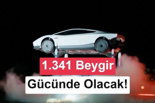 Uçan Tesla’nın teknik özellikleri açıklandı: 1.341 beygir güç, 0.8 saniyede 0-100 km/s!
